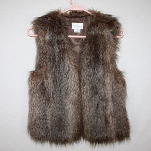 XS Club Monaco Faux Fur Vest